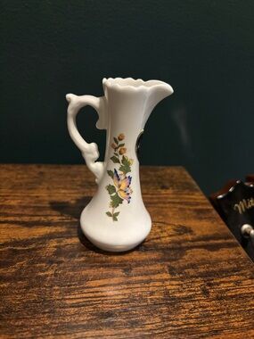 VTG Aynsley Bone China Fine English Cottagecare CottageGarden Floral MiniPitcher